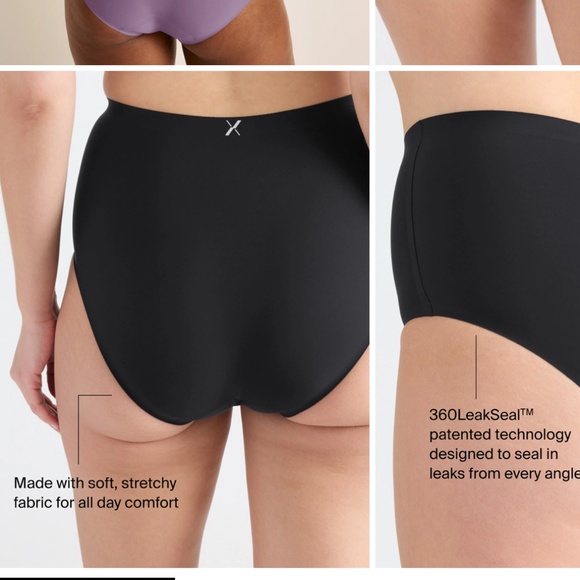 💐Knix Ultra Leakproof Zones+® High Rise Brief Sz XXL Black NWOT - Picture 8 of 10